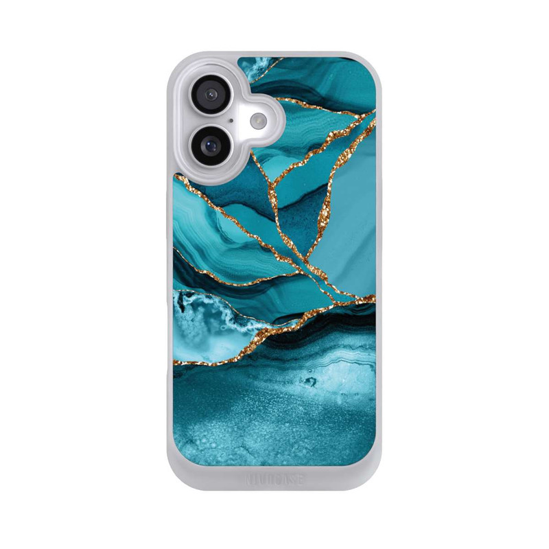 iPhone 17 NIVOpure Marbre Bleu Glacier
