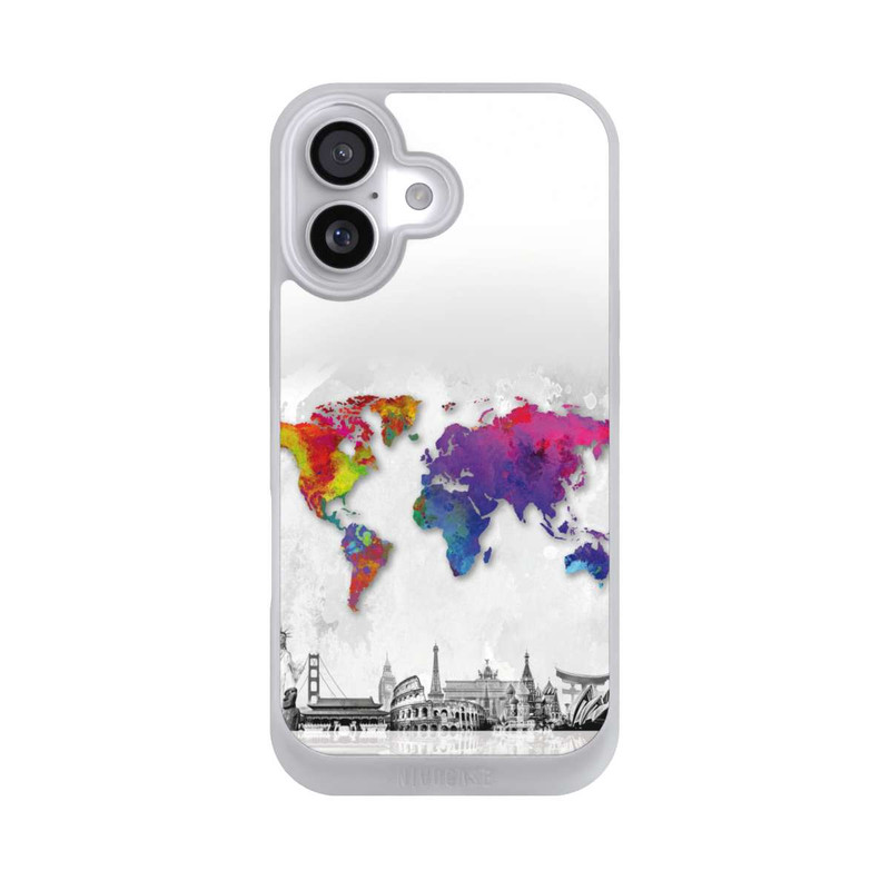iPhone 17 NIVOpure Worldmap with Skyline