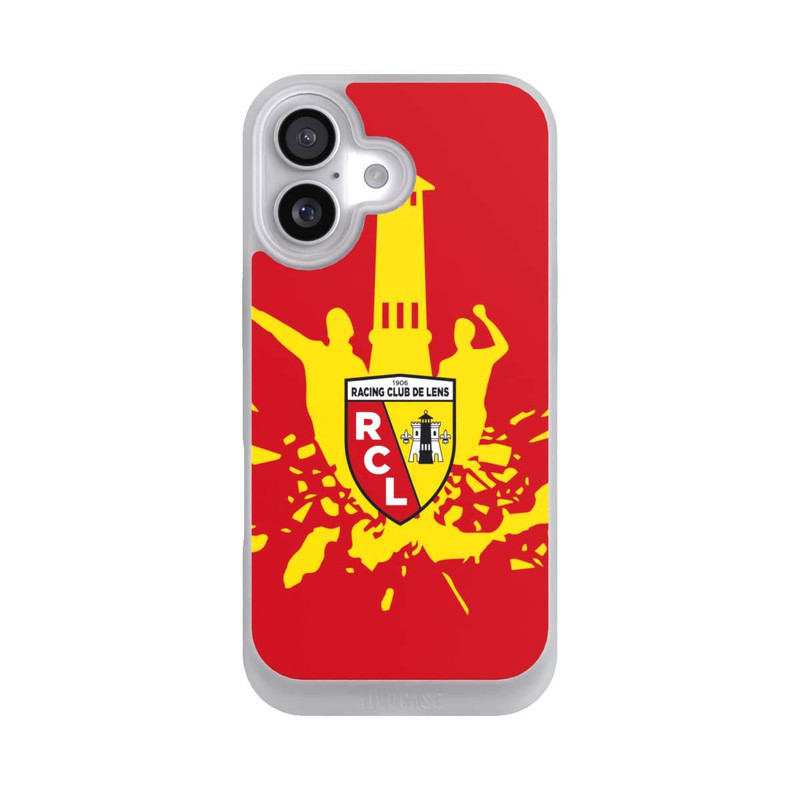 iPhone 17 NIVOpure RC Lens Tour jaune sur rouge