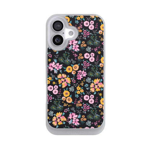  NIVOpure Kleine bunte Blumen Schwarz 2