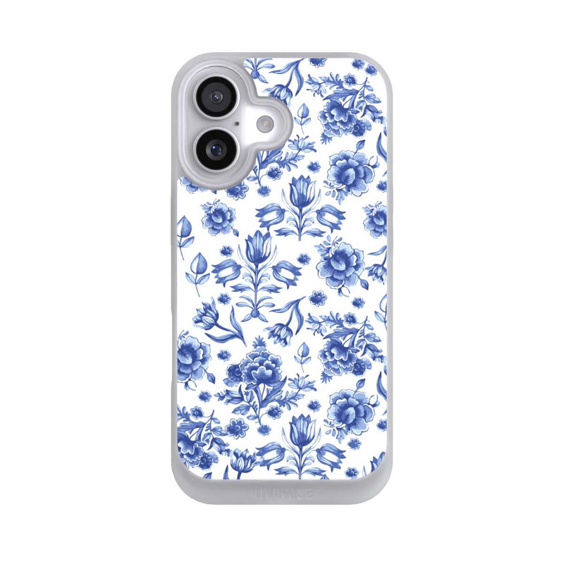 iPhone 17 NIVOpure Blue Flower Pattern - Delft (NL)