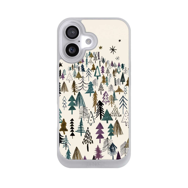 iPhone 17 NIVOpure Bergbäume Wald Lila