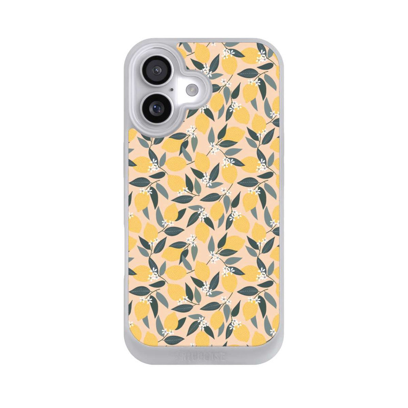 iPhone 17 NIVOpure Rosa Zitronen-Muster