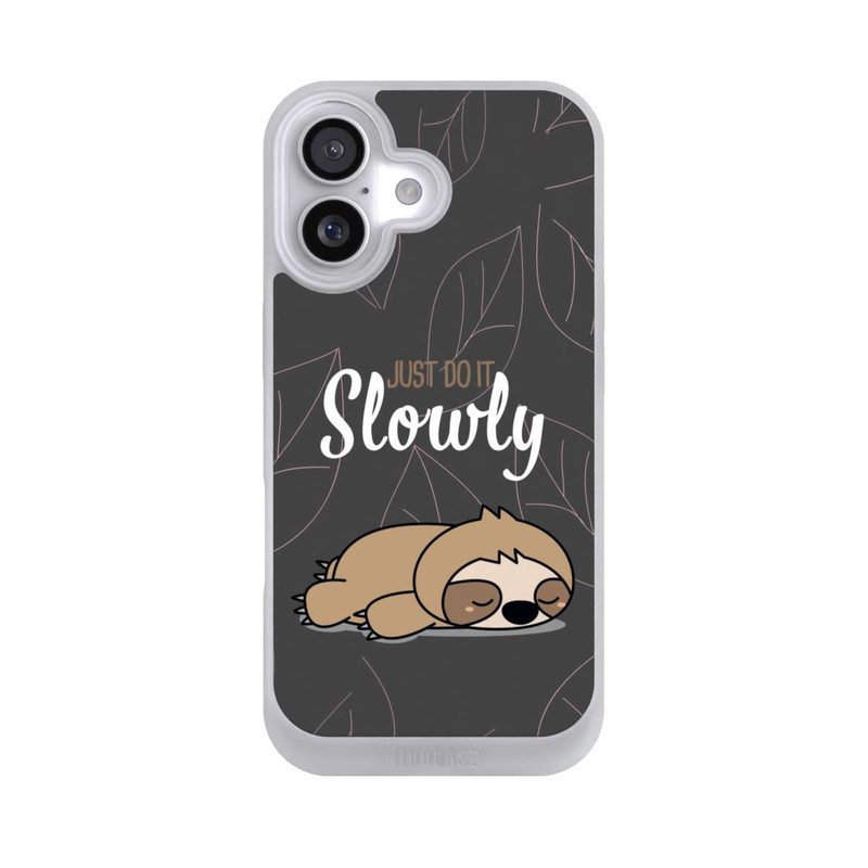iPhone 17 NIVOpure Just Do It Slowly Sloth Grey