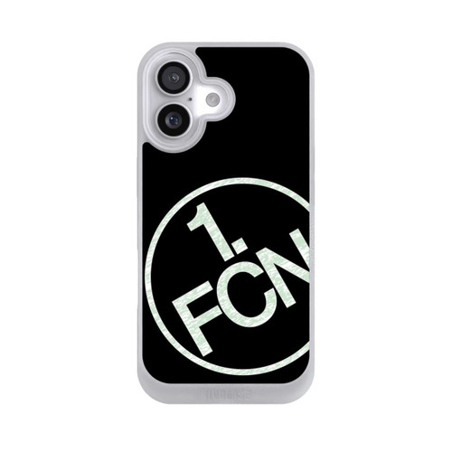  NIVOpure FCN Logo in Weiß Texture Hintergrund Schwarz