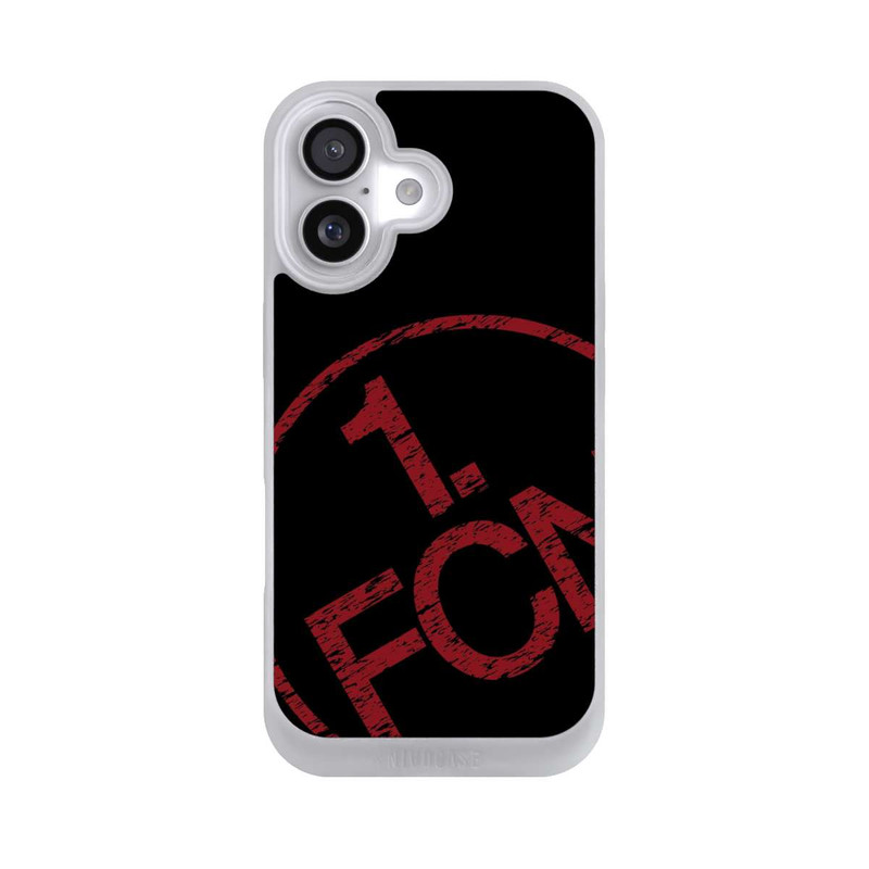 iPhone 17 NIVOpure FCN Logo Rot Textur Hintergrund Schwarz