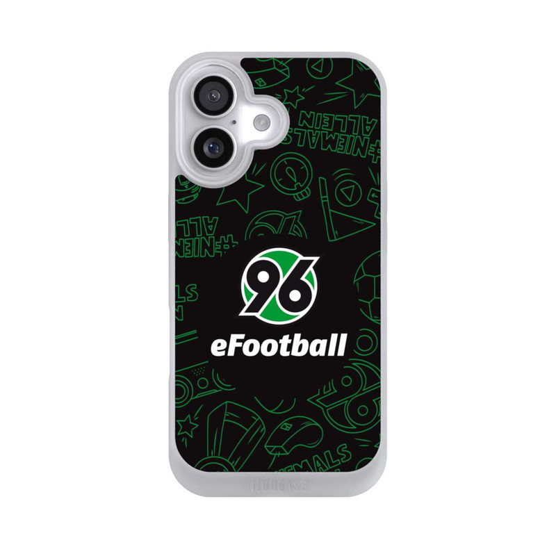 iPhone 17 NIVOpure Hannover 96 Football Pattern Design Black