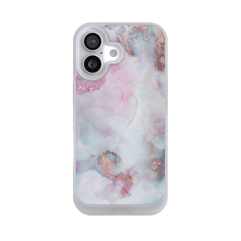 iPhone 17 NIVOpure Encre Alcool Marbre Bleu