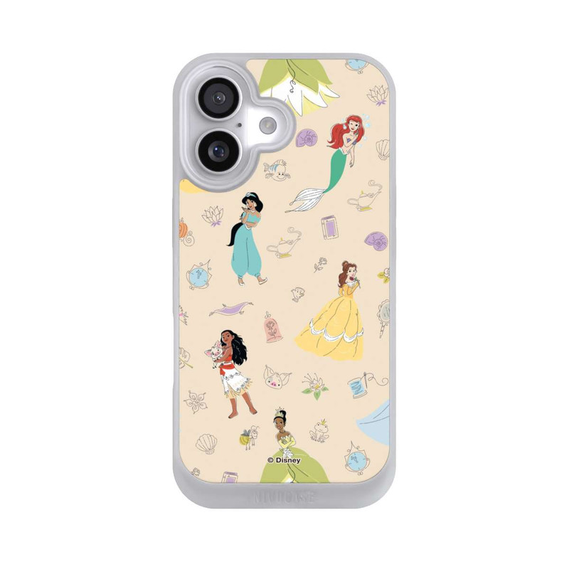 iPhone 17 NIVOpure Princess Pattern Beige Disney Princess