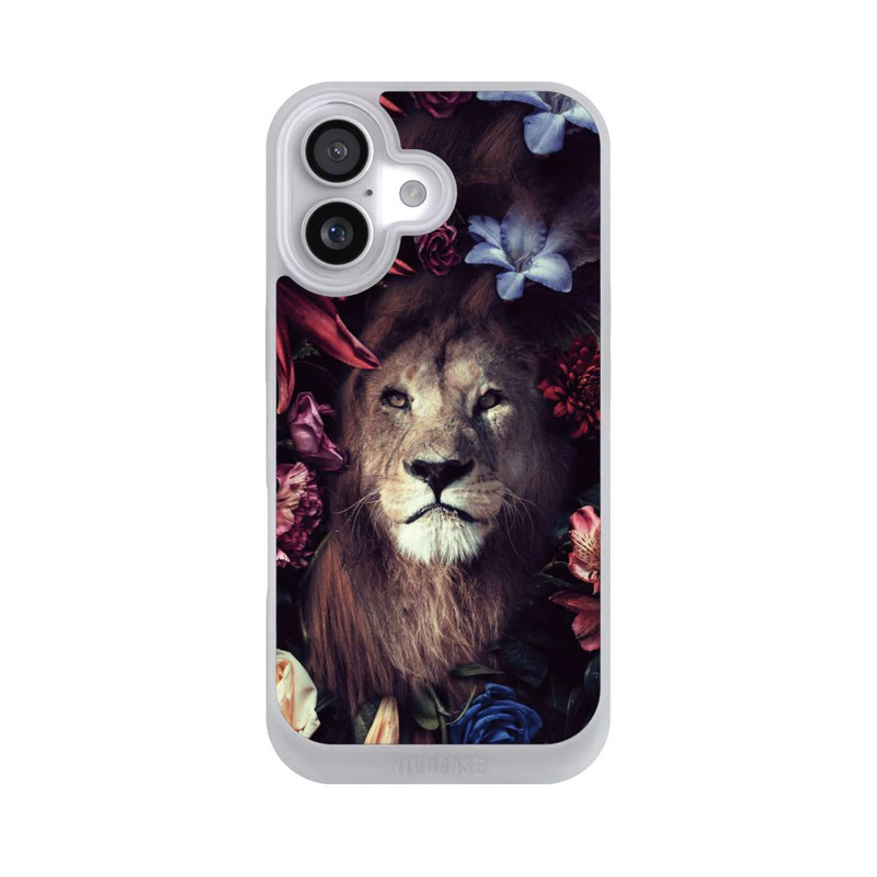 iPhone 17 NIVOpure Lion & Fleurs Colorées