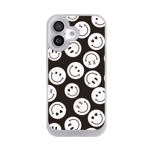  NIVOpure Smiles Emotes Pattern Black And White