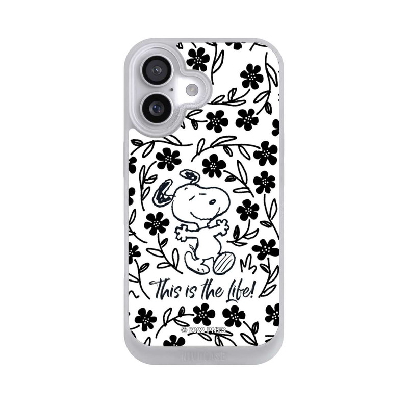 iPhone 17 NIVOpure Snoopy schwarz und weiß This Is The Life