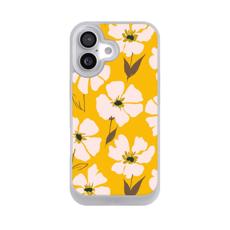 iPhone 17 NIVOpure Prairie Fleurie Ocre Jaune