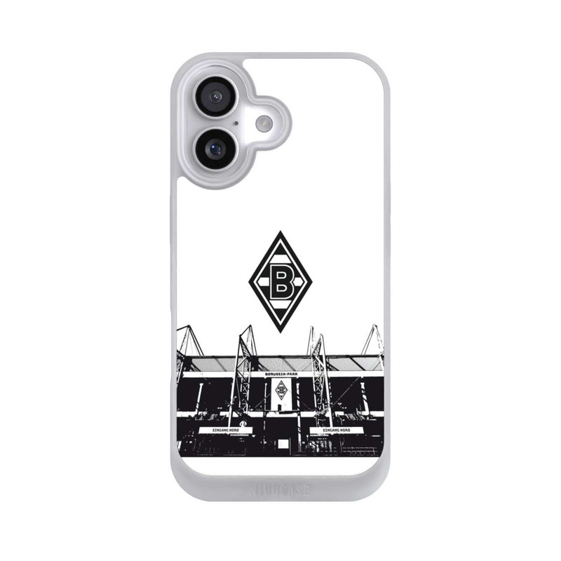 iPhone 17 NIVOpure Borussia-Park Schwarz und Weiß