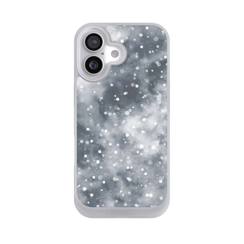 iPhone 17 NIVOpure Abstrakter Winterschneehimmel