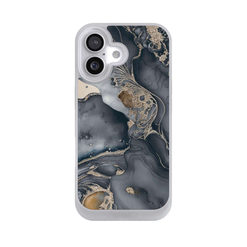iPhone 17 NIVOpure Alcohol Ink Gold Grey