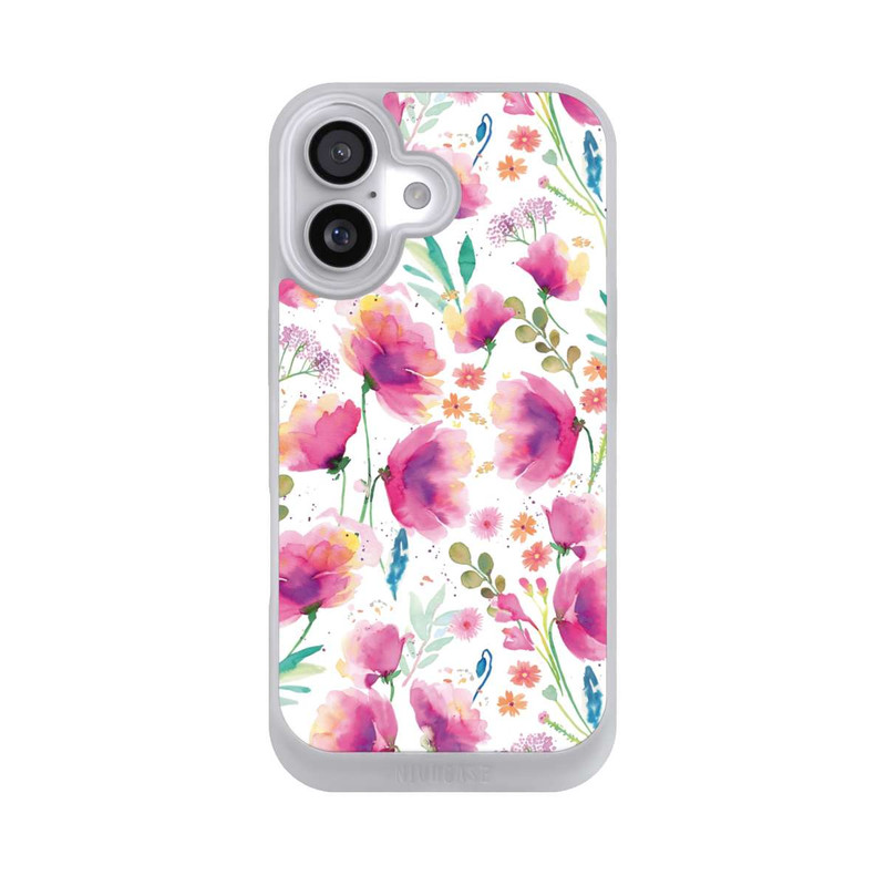 iPhone 17 NIVOpure Abstrakte Mohnblumen aquarell
