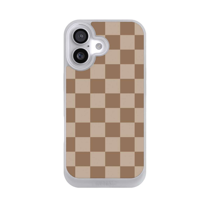 iPhone 17 NIVOpure Braun Karo