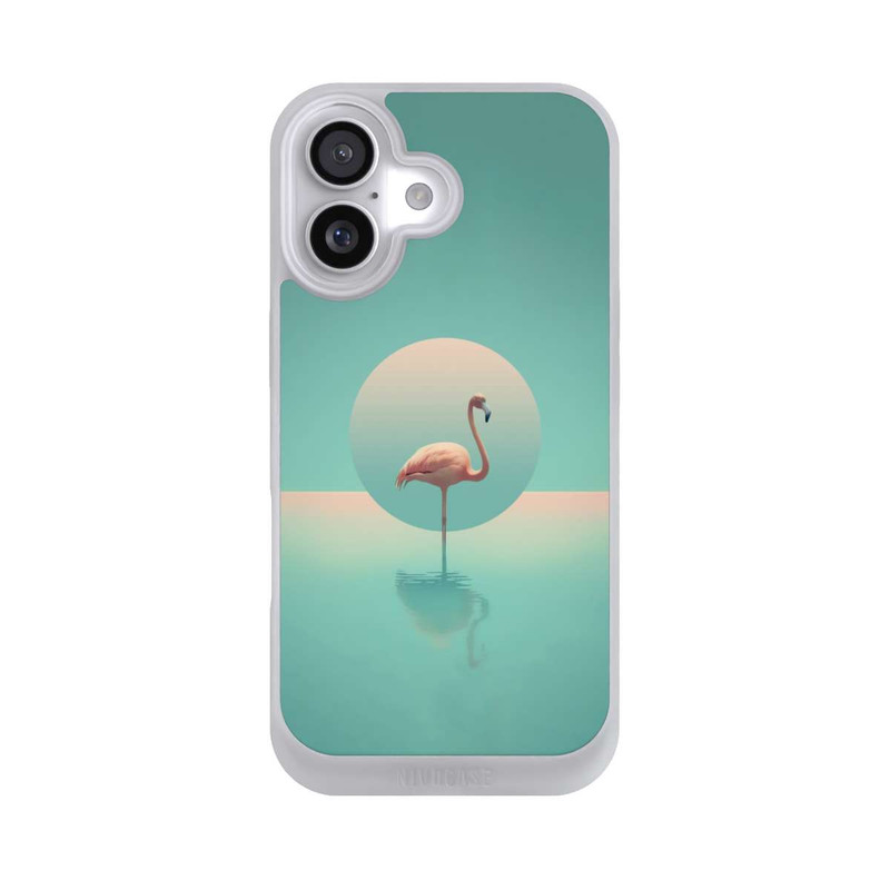 iPhone 17 NIVOpure Flamant dans la piscine