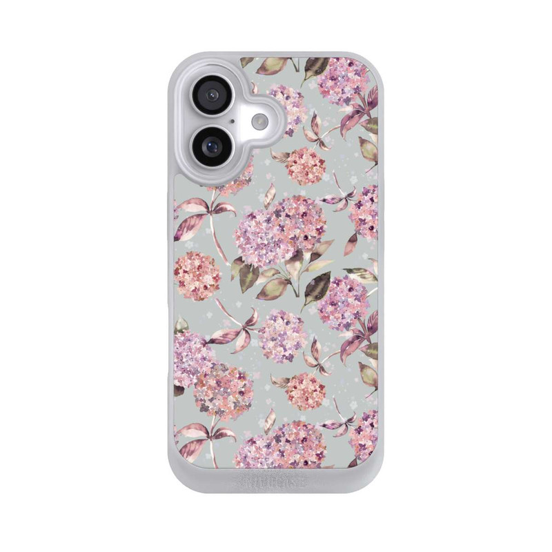 iPhone 17 NIVOpure Pastel Magic Hydrangea Floral Watercolor Pink