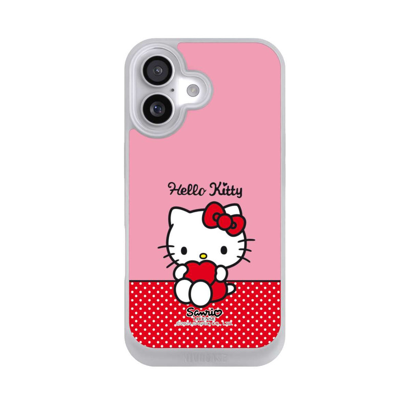 iPhone 17 NIVOpure Hello Kitty sitzend mit Herz