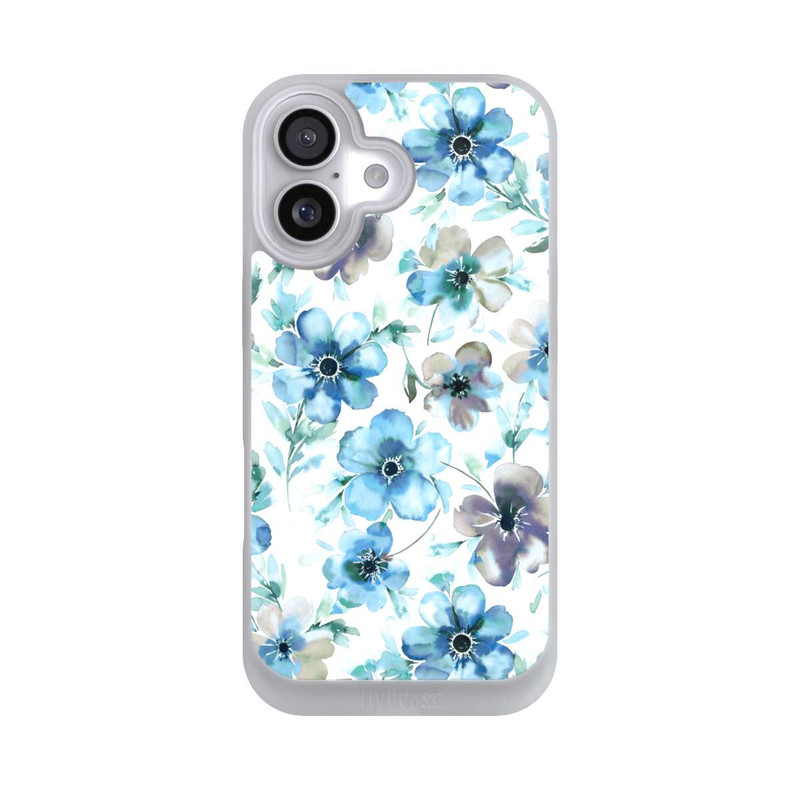 iPhone 17 NIVOpure Blue Flower Pattern Trendy