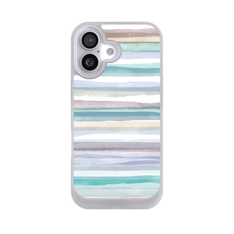 iPhone 17 NIVOpure Pastel Stripes Blue
