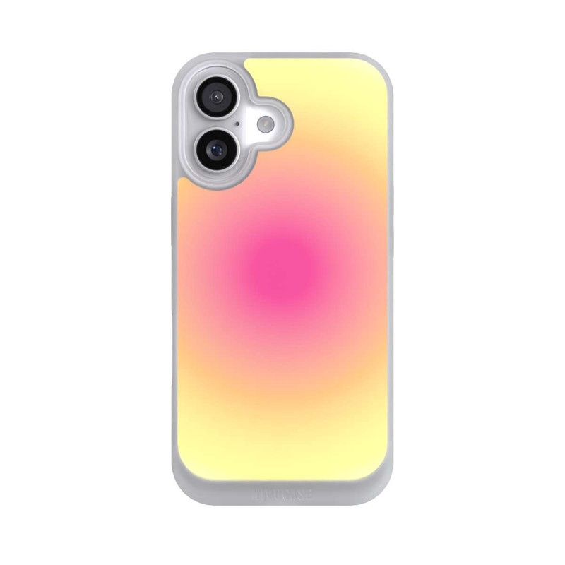 iPhone 17 NIVOpure Aura yellow pink circle