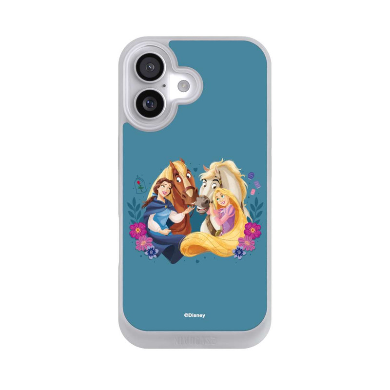 iPhone 17 NIVOpure Disney Prinzessinnen Belle and Rapunzel mit Pferden