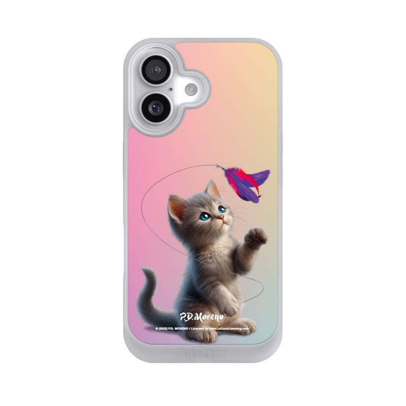 iPhone 17 NIVOpure Playing Cat with Feather