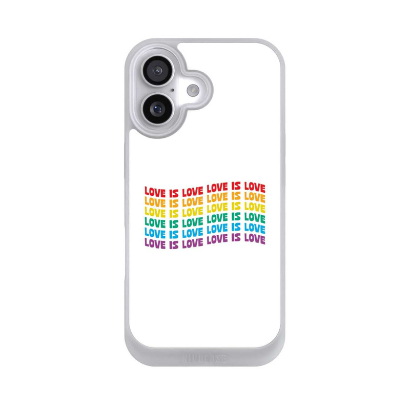 iPhone 17 NIVOpure Love is Love Flag