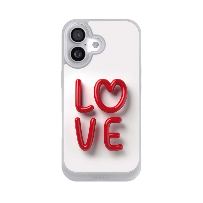 iPhone 17 NIVOpure Love Statement Red with AI
