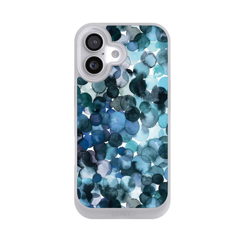 iPhone 17 NIVOpure Blätterzauber Blau