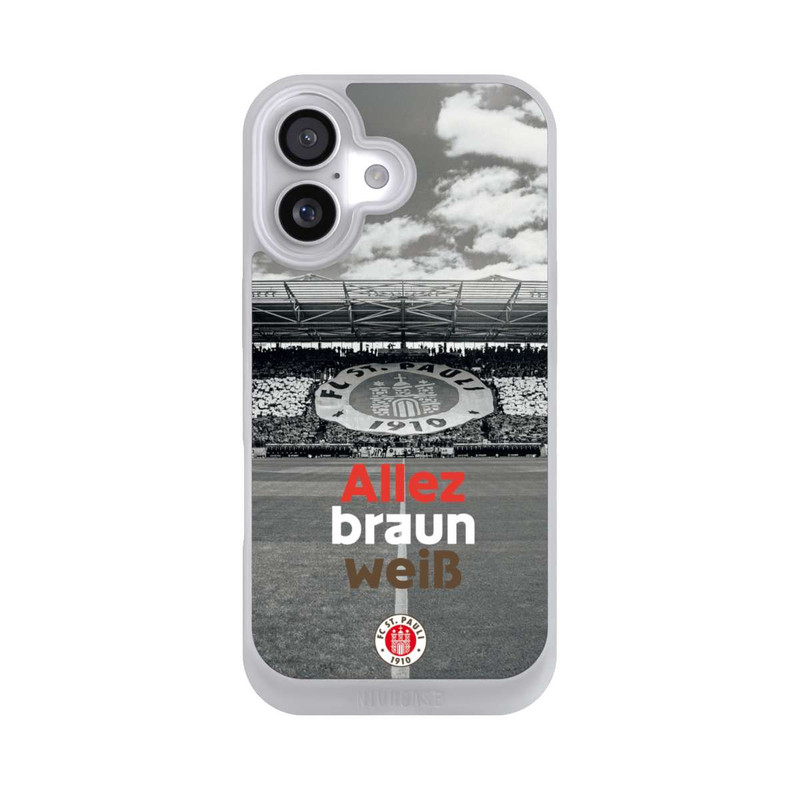 iPhone 17 NIVOpure FC St. Pauli Allez braun weiss