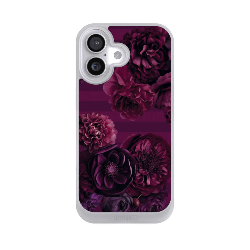 iPhone 17 NIVOpure Majestic Baroque Blossom Dream Burgundy Pink with AI