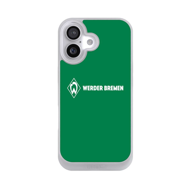 iPhone 17 NIVOpure Werder Bremen Schriftzug Raute Grün
