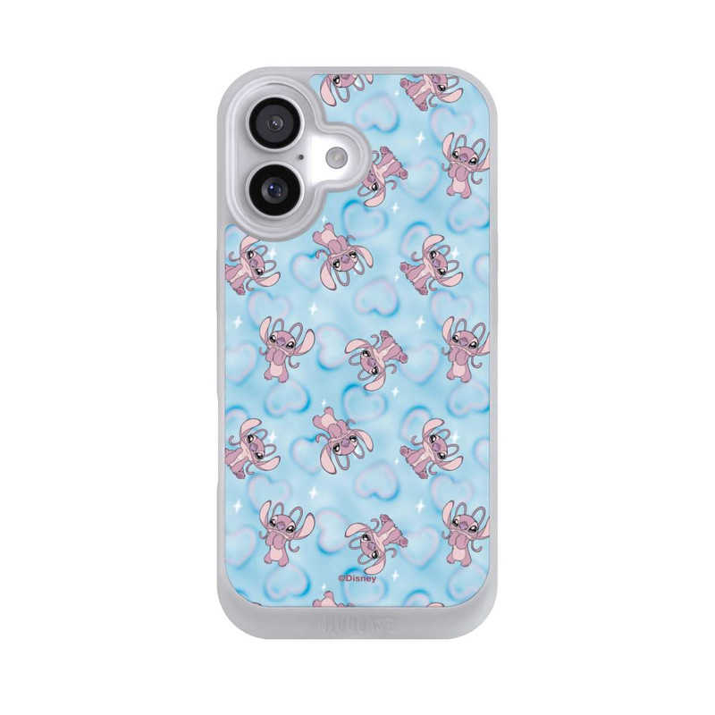 iPhone 17 NIVOpure Lilo & Stitch Angel Pattern Blue Hearts