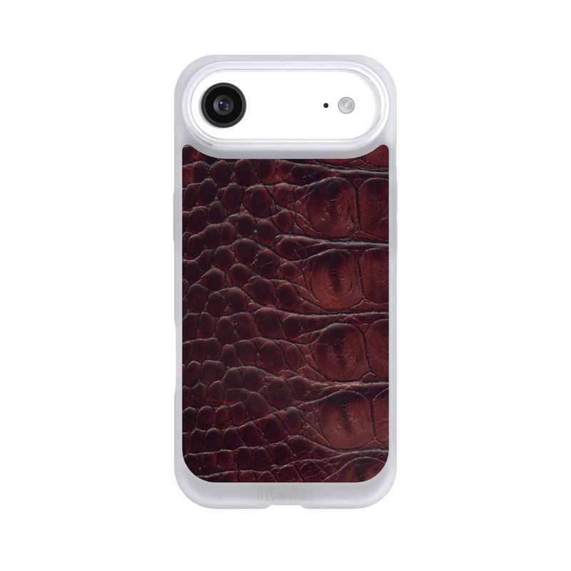 iPhone Air NIVOpure Kroco Dunkelbraun