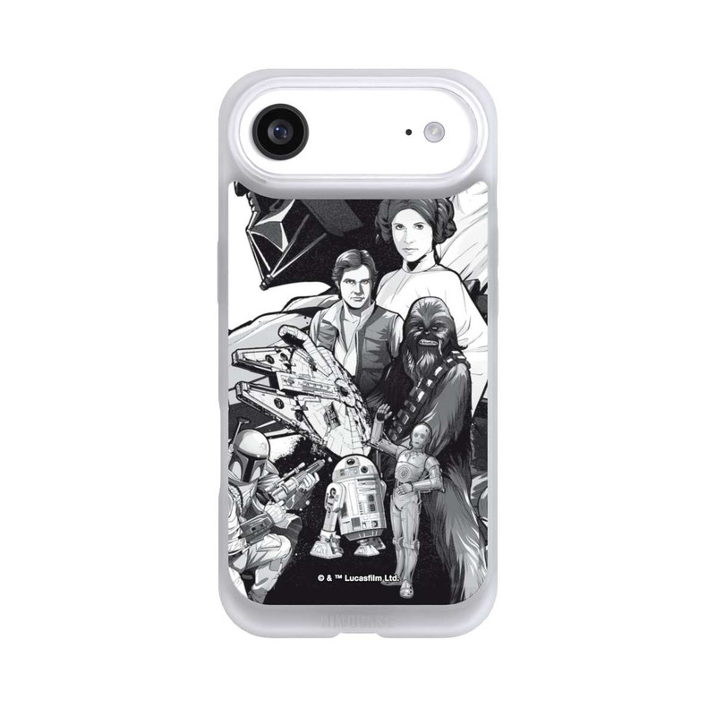 iPhone Air NIVOpure StarWars Charaktere - Schwarz-Weiß
