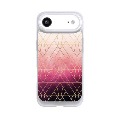 Apple iPhone Air NIVOpure Pink Ombre Dreiecke Golddruck