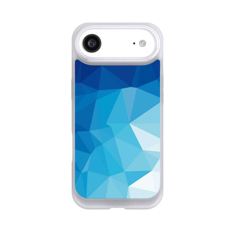 iPhone Air NIVOpure Mosaïque Polygonale Bleue