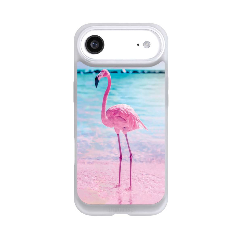iPhone Air NIVOpure Rosa Flamingo am Meer