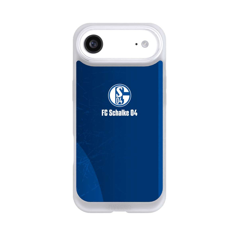 iPhone Air NIVOpure Schalke 04 Blauer Hintergrund Mit Logo