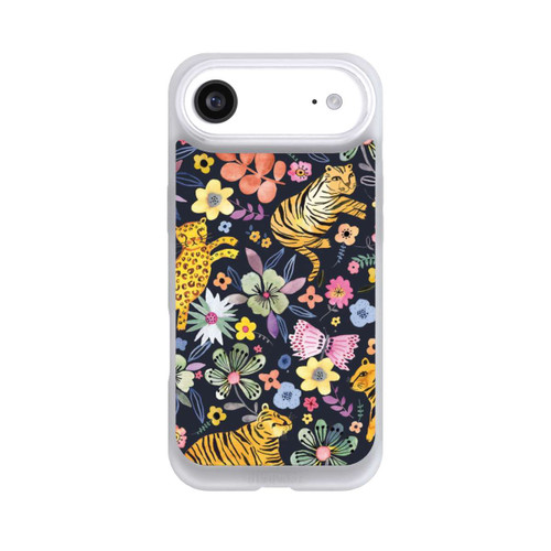 Apple iPhone Air NIVOpure Frühlingsblumen mit Tiger schwarz