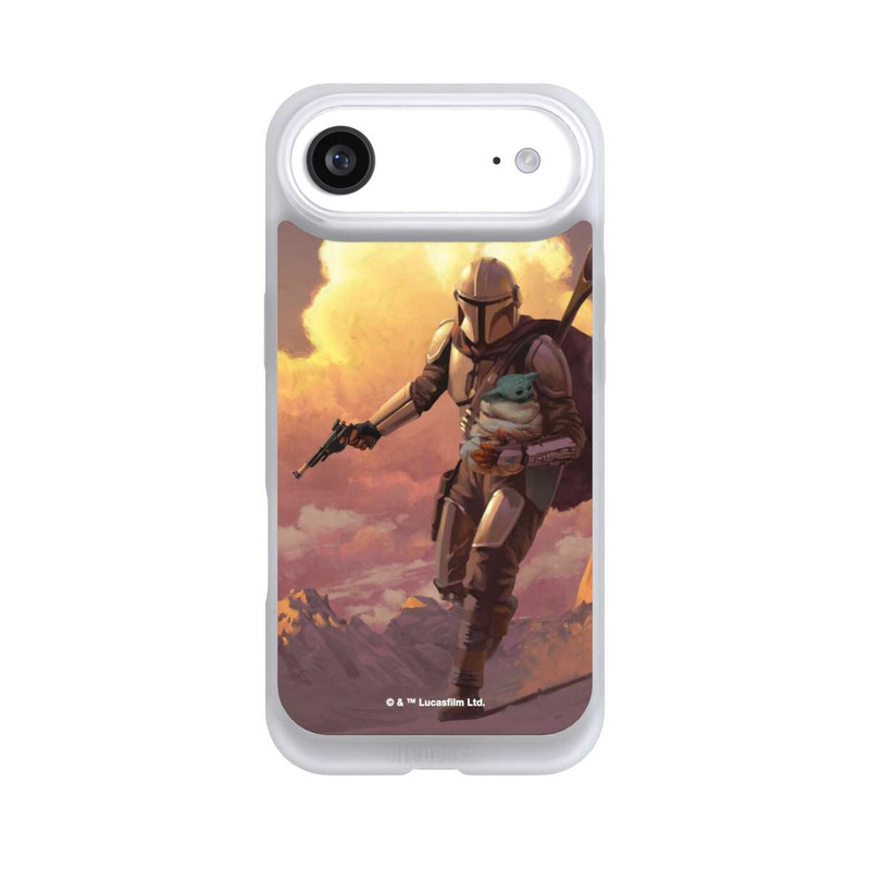 iPhone Air NIVOpure Der Mandalorianer und Grogu Sonnenguntergang Wolken