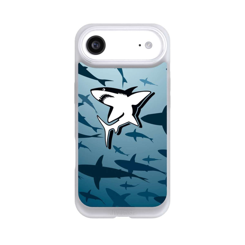 iPhone Air NIVOpure Haie Muster Blau