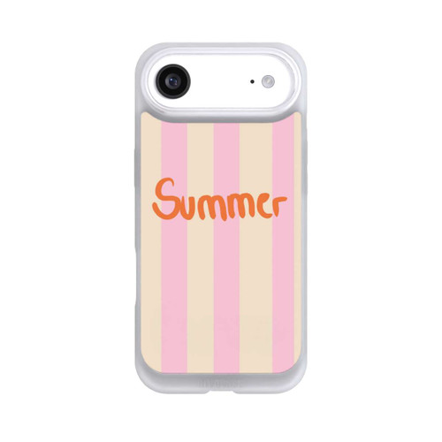 Apple iPhone Air NIVOpure Summer- Rosa und Orange Streifen Hintergrund