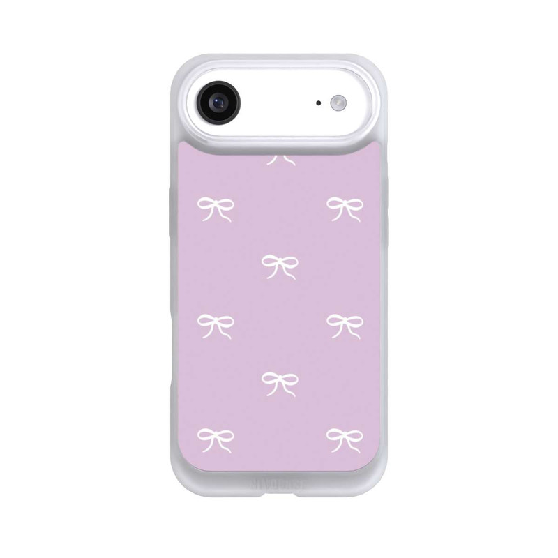 iPhone Air NIVOpure Schleifen Muster Flieder