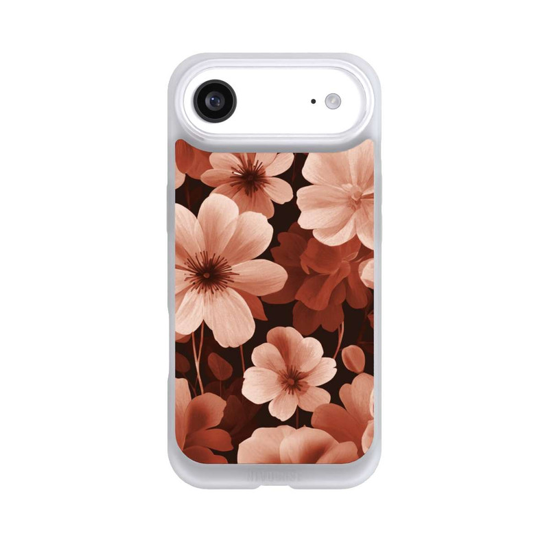 iPhone Air NIVOpure Rote Negativblumen mit KI