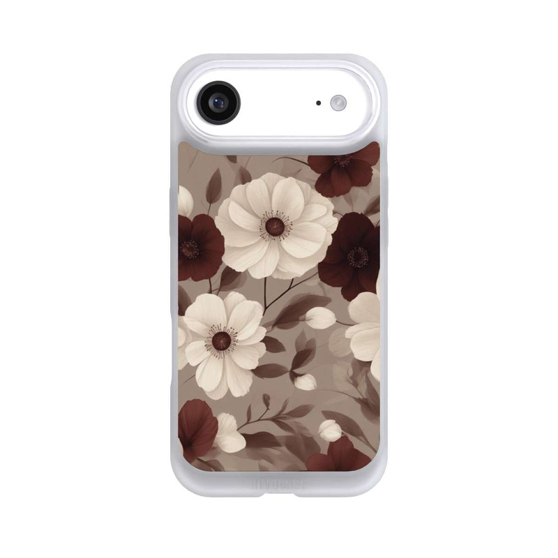 iPhone Air NIVOpure Bordeaux Und Creme Blumen mit KI